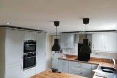 kitchen lighting installation