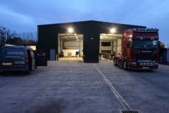 after lighting installation