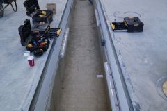 basement light installation work