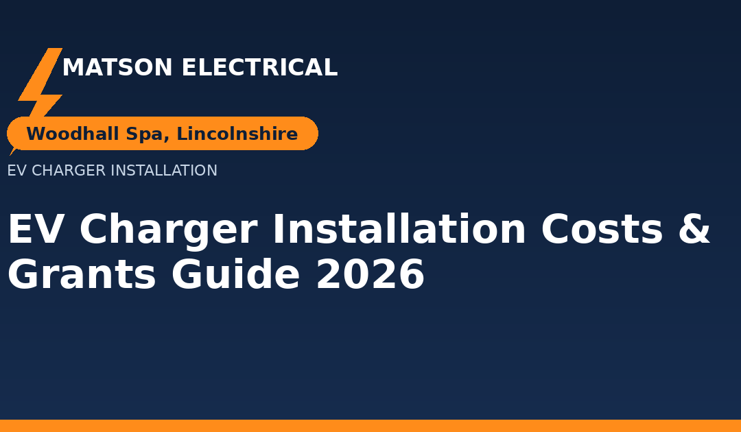 EV Charger Installation in Woodhall Spa: Complete Cost & Grant Guide